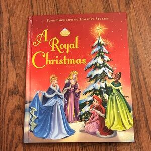 Disney A Royal Christmas Book - Festive Red and Gold